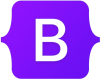 Imagem icon da tecnologia Bootstrap